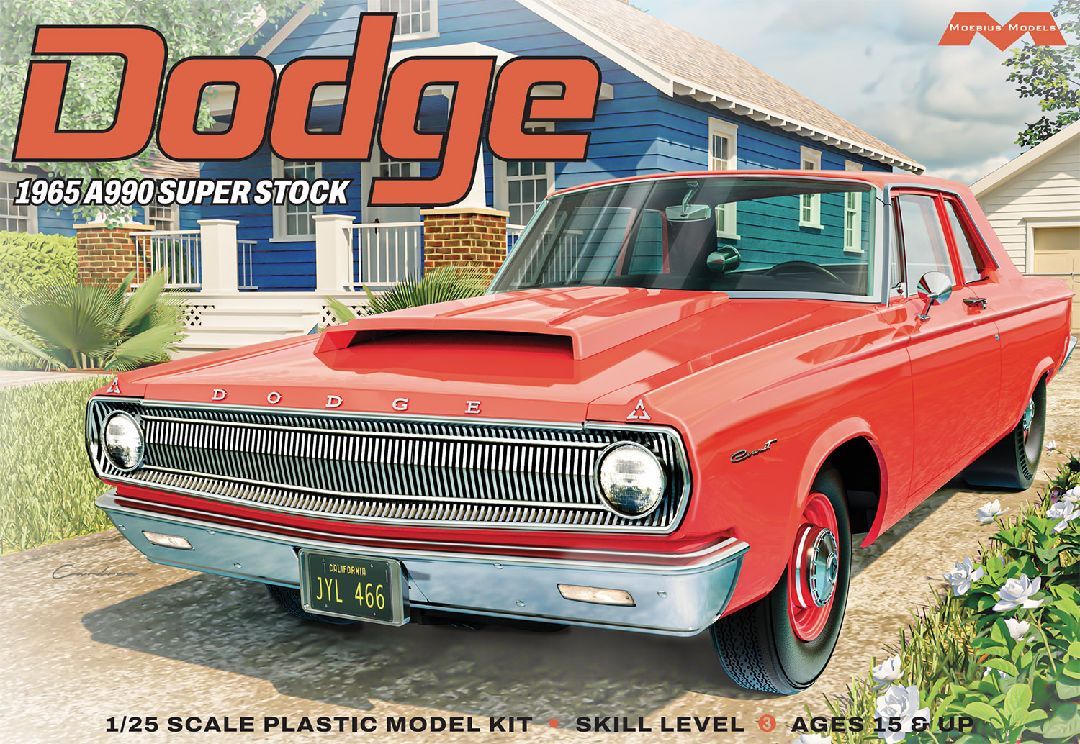 Moebius 1965 Dodge A990 Super Stock 1/25 Model Kit