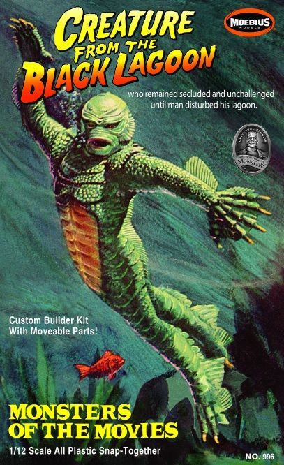 Moebius MOTM Creature From The Black Lagoon 1/12 Model Kit