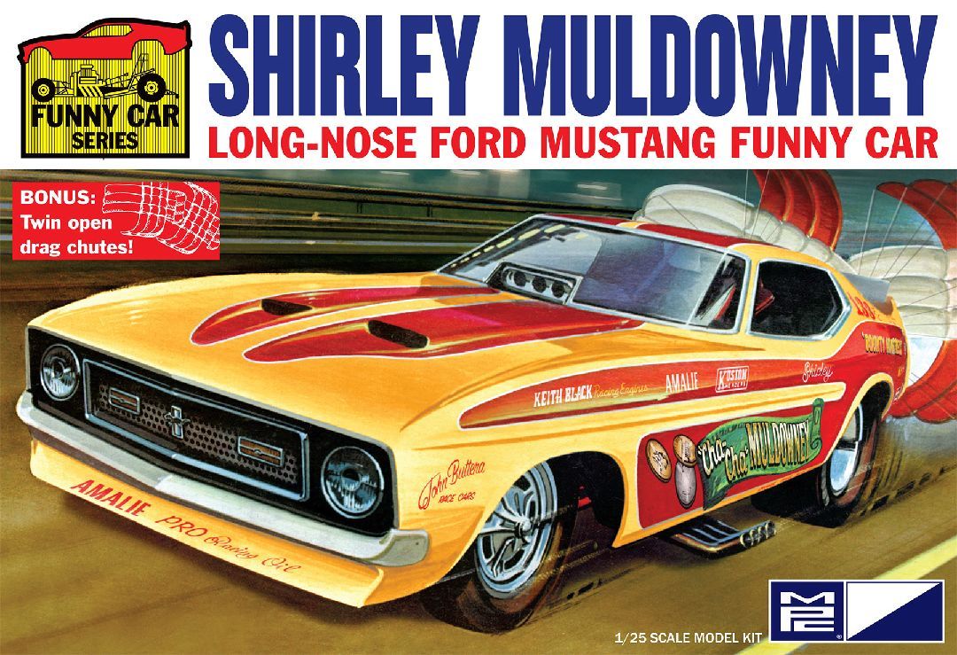 MPC 1/25 Shirley Muldowney Long Nose Ford Mustang FC