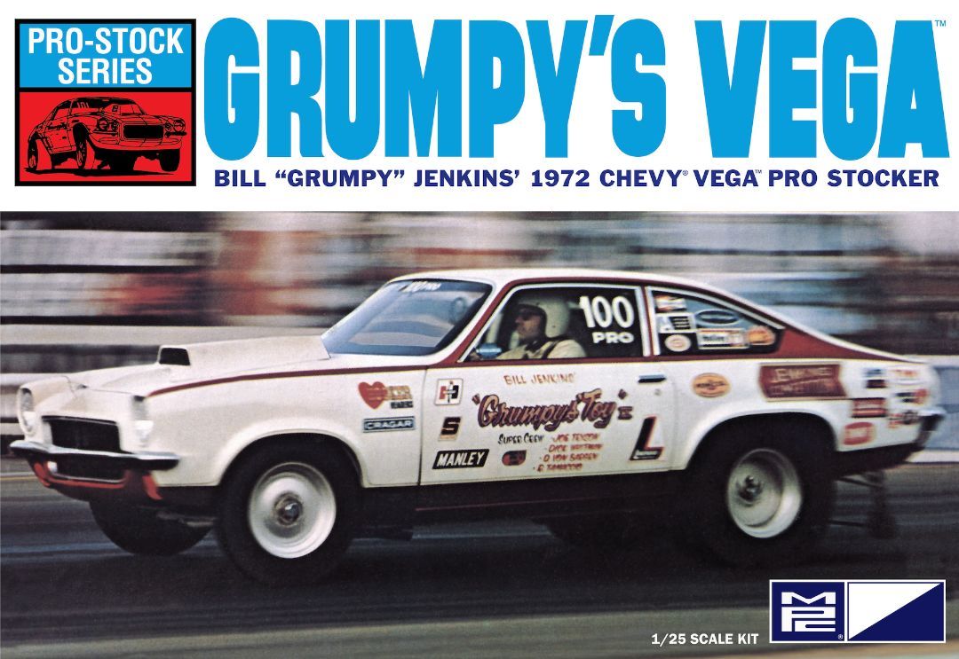 MPC 1972 Chevy Vega Pro Stock / Bill \"Grumpy\" Jenkins 1/25