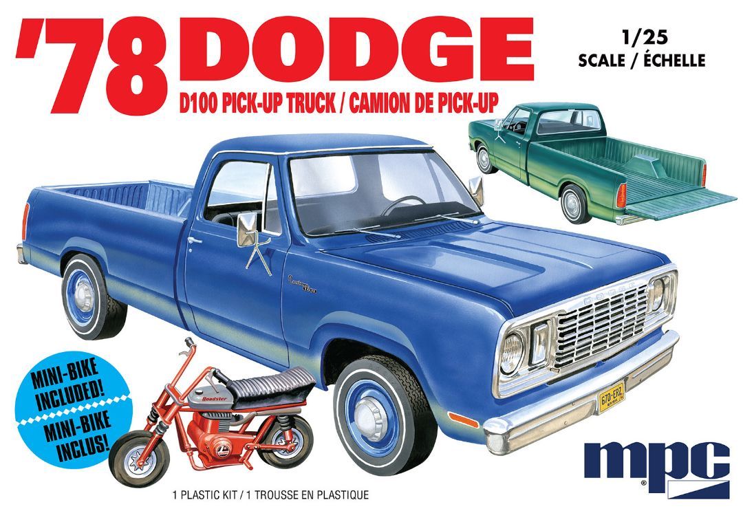 1978 Dodge D100 Pickup With Mini bike