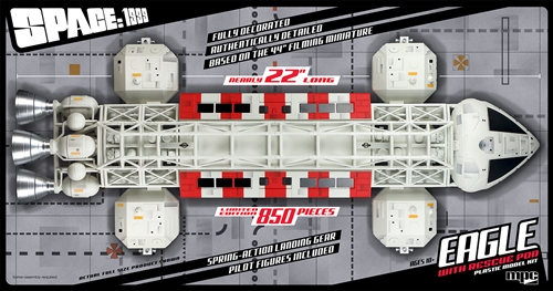 SPACE 1999 RESCUE EAGLE PREBUILT DISPLAY MODEL 22\"