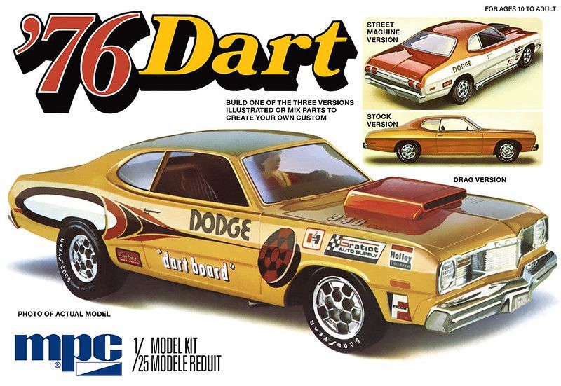 MPC 1976 Dodge Dart Sport 1/25 Model Kit (Level 2)