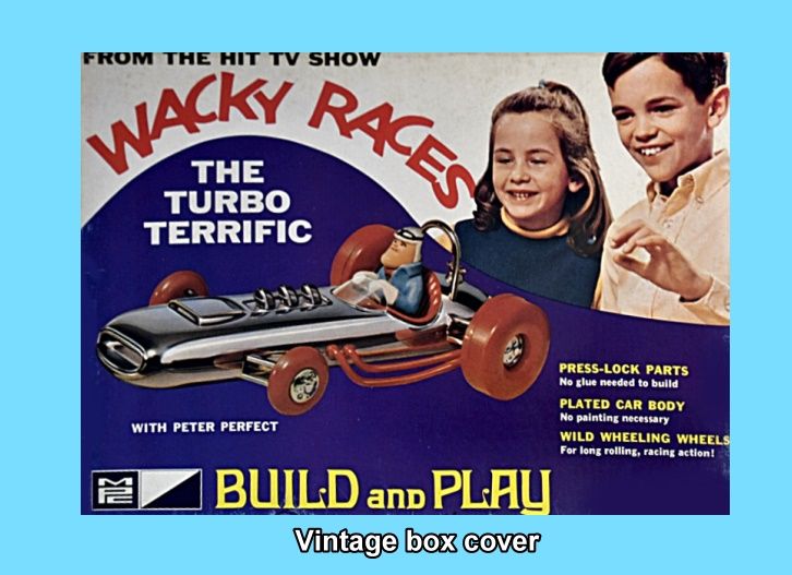 MPC Wacky Races - Turbo Terrific (SNAP) 1/32 Model Kit