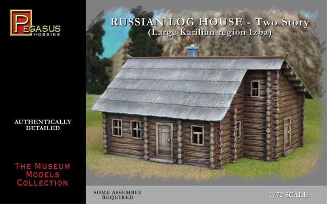 RUSSIAN LOG HOUSE TWO STORY