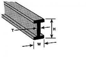 H2 1/16\" ABS H COLUMN 250mm (1)