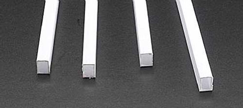 3/8\"x1/4\" 9.5mm x 6.4mm STYRENE RECTANBLE TUBING x15\"