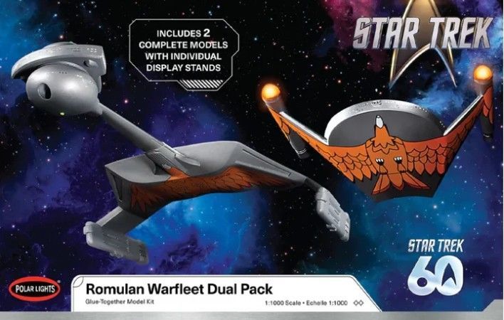 Polar Lights Star Trek The Original Romulan Warfleet Dual Pack