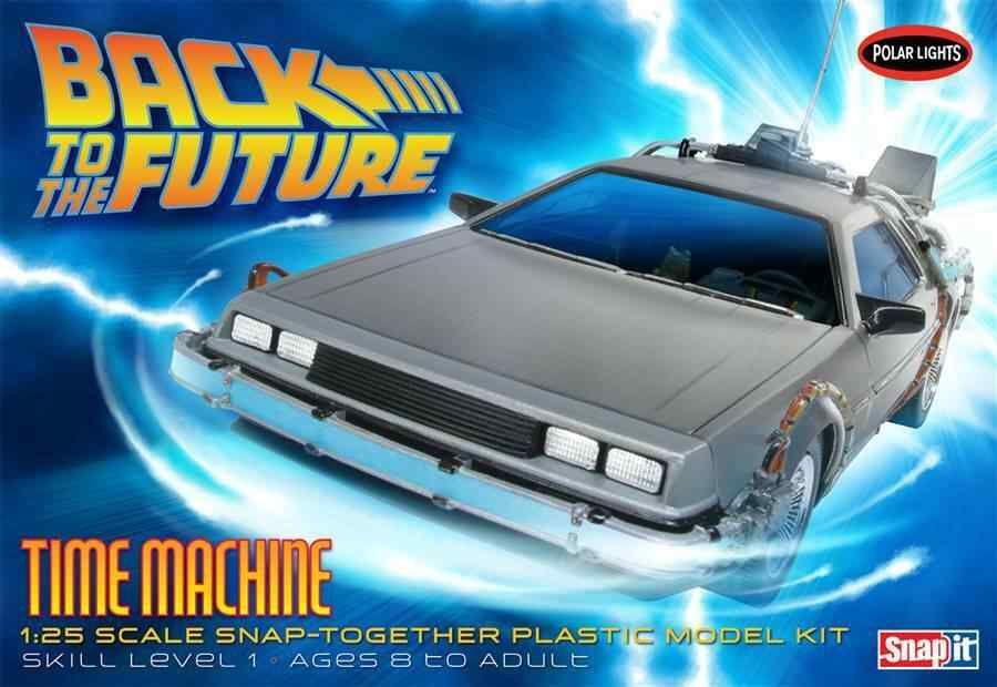 1:25 Scale Back To The Future Time Machine Snap Model
