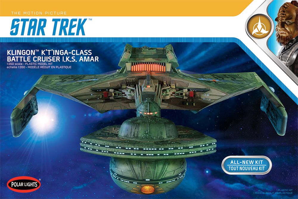 STAR TREK KLINGON K\'T INGA Class Cruiser