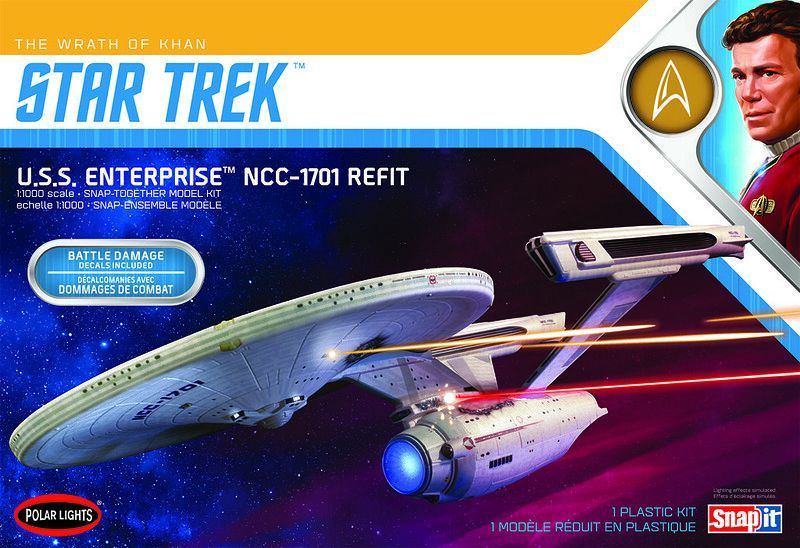 STAR TREK USS ENTERPRISE REFIT WRATH OF KAHN (1/1000)