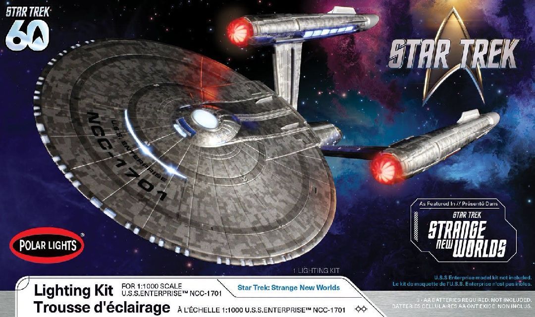 Polar Lights Strange New Worlds USS Enterprise Lighting Set
