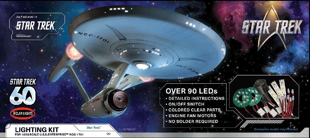Polar Lights Star Trek The Original Series 60th Anniversary