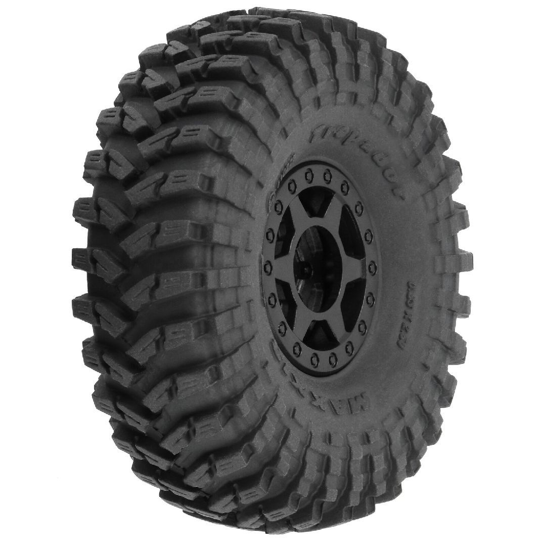 Pro-Line 1.0\" Maxxis Trepador Mounted on Mini Holcomb Black (4)