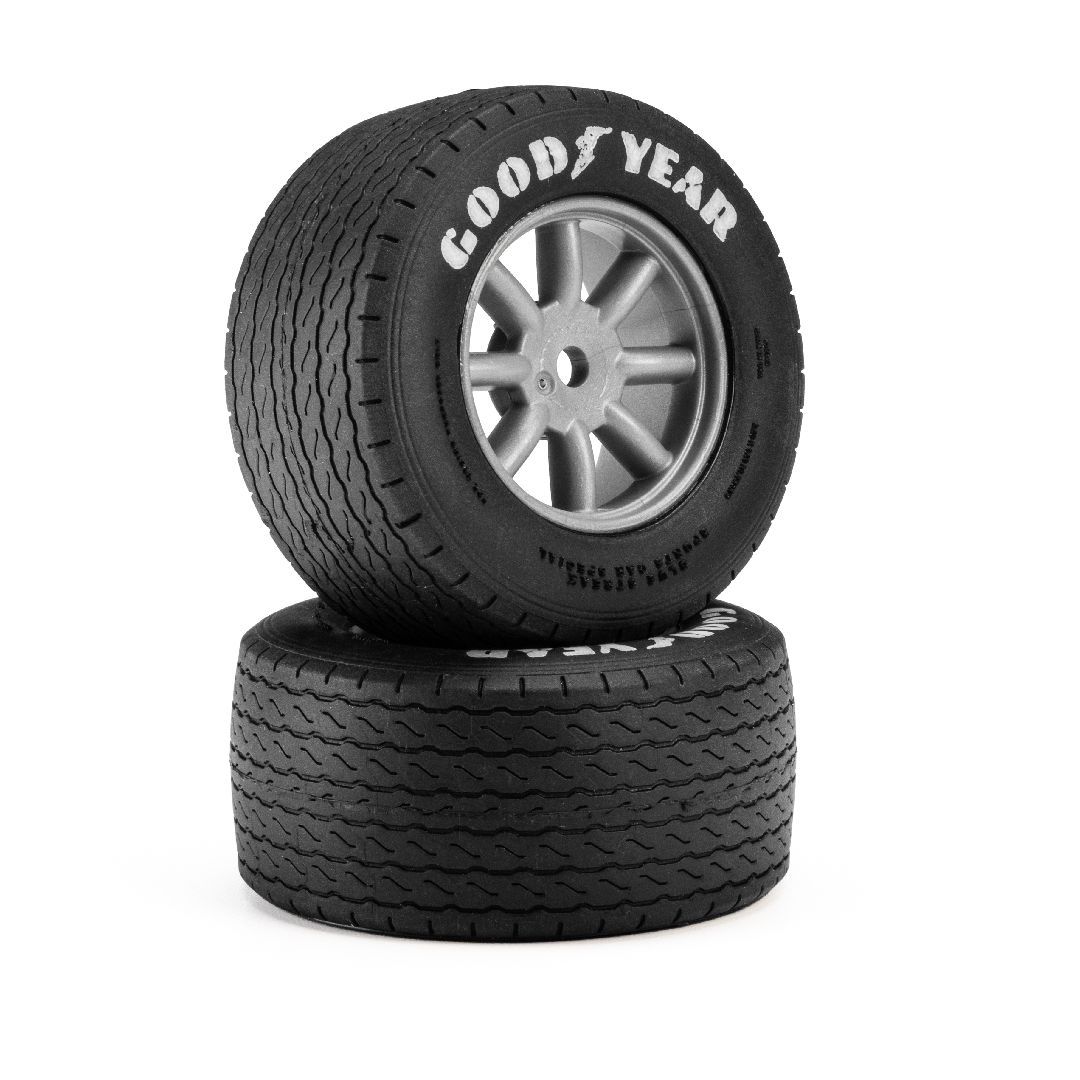 Pro-Line Blue Streak VTA Front Tires MTD 8mm Wheels (2) - Grey Pro-Line Blue Streak VTA Front Tires MTD 8mm Wheels (2) - Grey