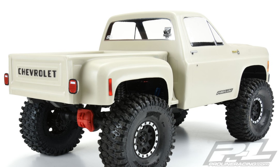 Pro-Line 1978 Chevy K-10 Clear Body (Cab & Bed) for 12.3\" (313m - Click Image to Close