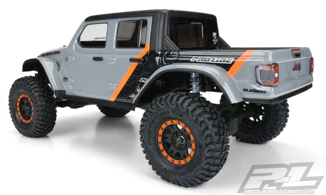 Pro-Line 2020 Jeep Gladiator Clear Body 12.3\" WB Crawlers