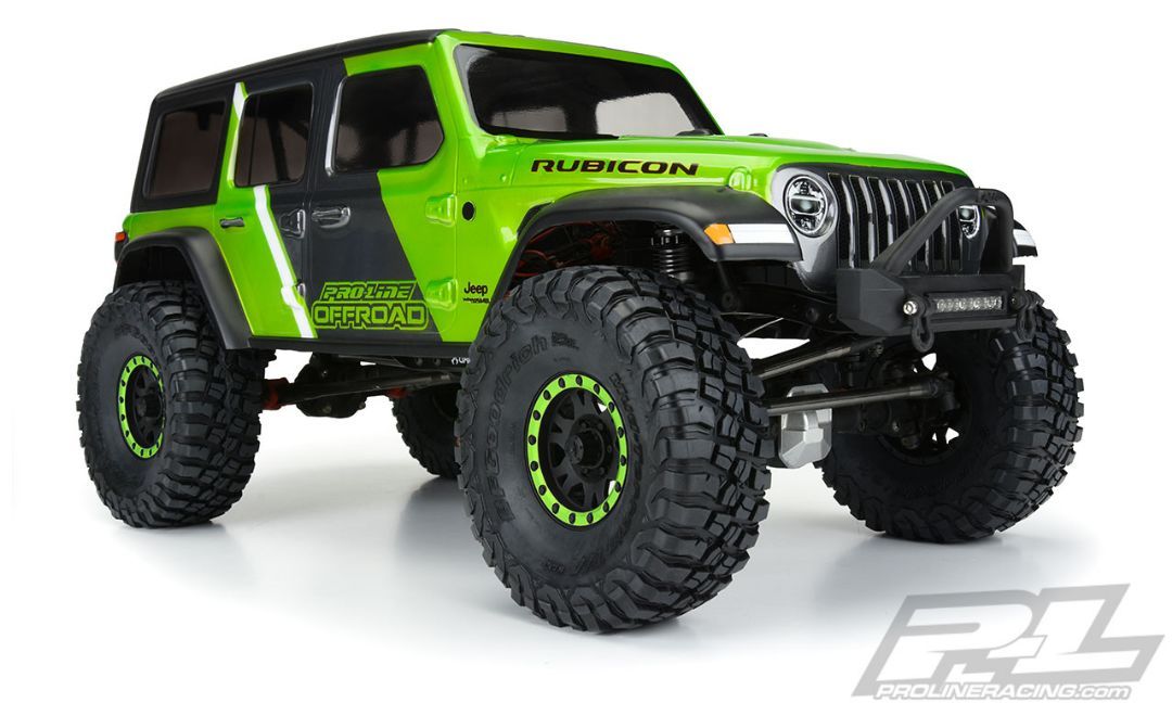 Pro-Line Jeep Wrangler JL Unlimited Rubicon Clear Body for 12.3