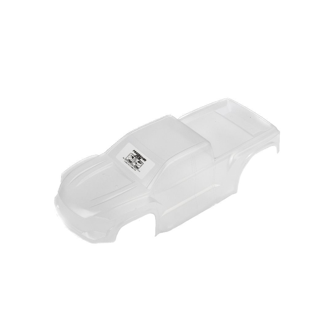 Pro-Line 1/16 Pre-Cut Brute Body: Traxxas Mini Maxx - Clear