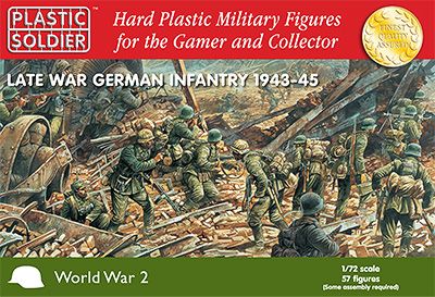 1/72ND LATER GERMAN INFANRTY 1943-1945 - 57 pcs