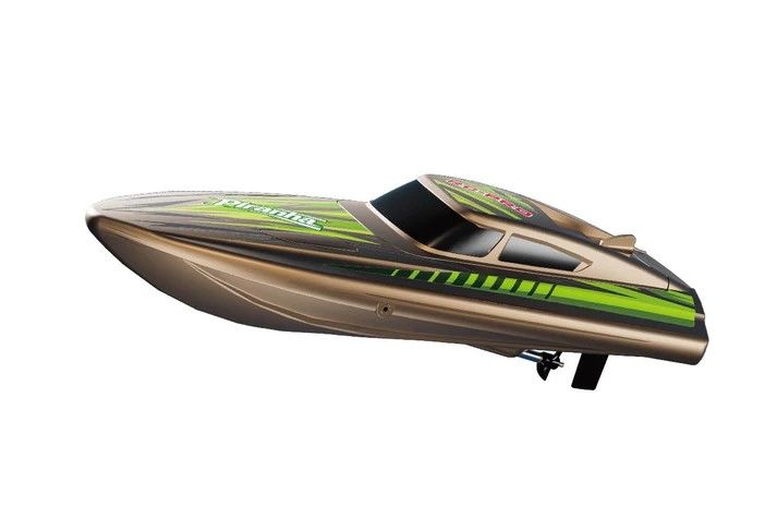 PIRANHA 10\" R/C Brushed Boat RTR Brown