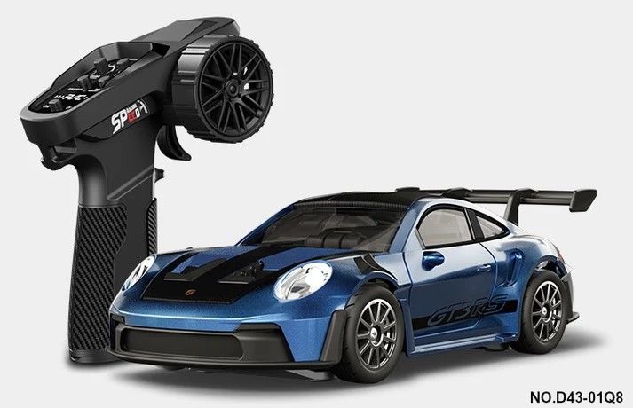 1:43 R/C Alloy Drift Car - Blue Porsche D43-01Q8
