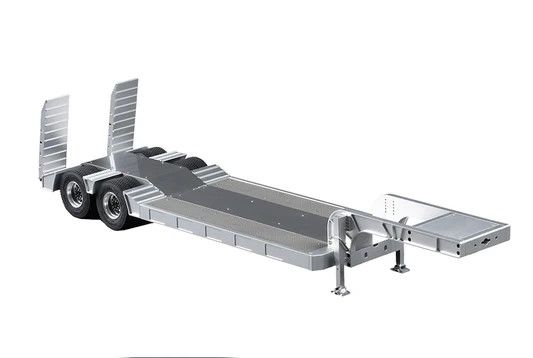 1/14 FULL METAL Flatbed Trailer E012-003
