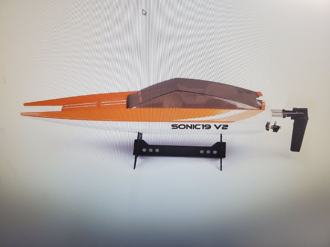 SONIC 19 HIGH-SPEED BRUSHED BOAT Version 2