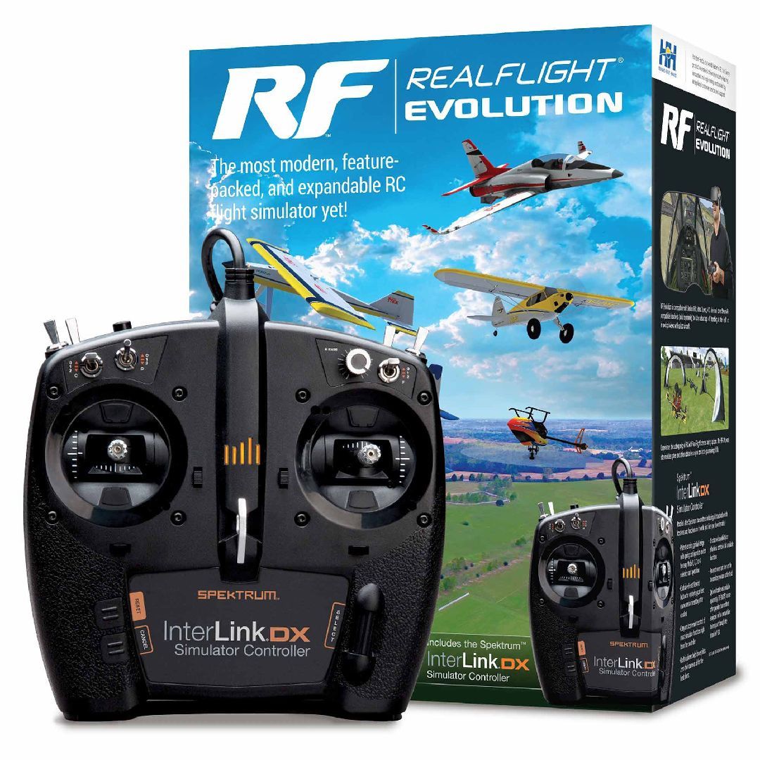 RealFlight Evolution RC Flight Sim w/ InterLink Controller