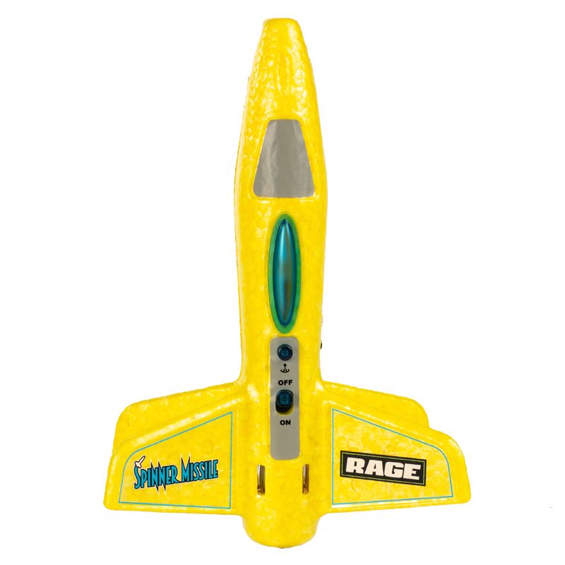 Spinner Missile - Yellow Electric Free-Flight Rocket