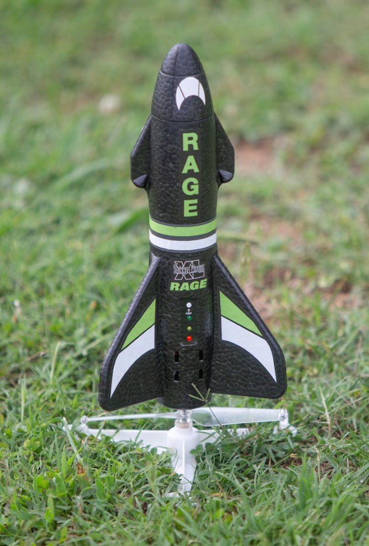 Spinner Missile XL Electric Free-Flight Rocket with Parachute &