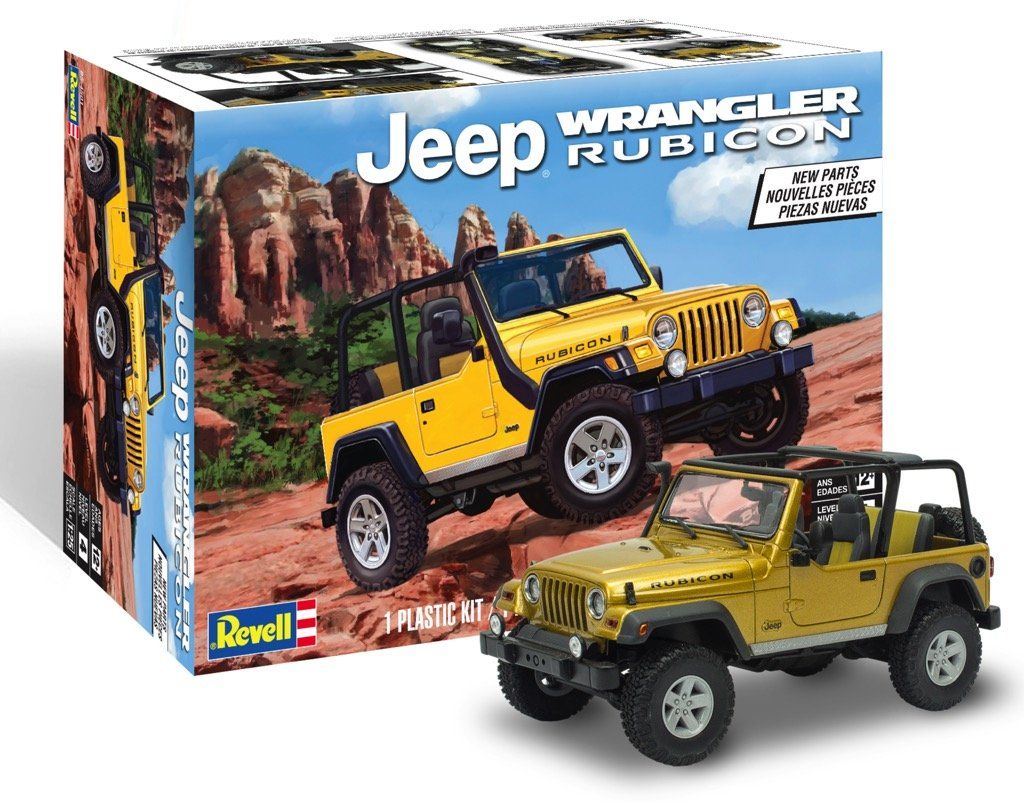 REVELL JEEP WRANGLER RUBICON 1:25 85-4501 PLASTIC MODEL KIT