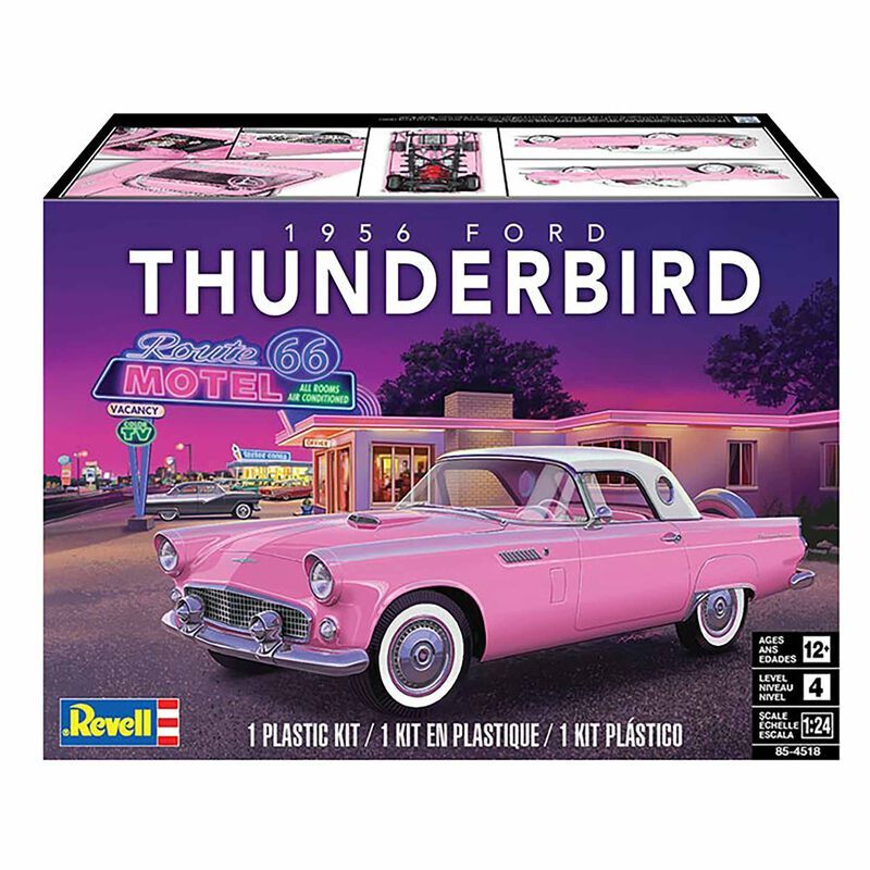 REVELL 1956 Ford Thunderbird 1:24 85-4518 PLASTIC MODEL KIT
