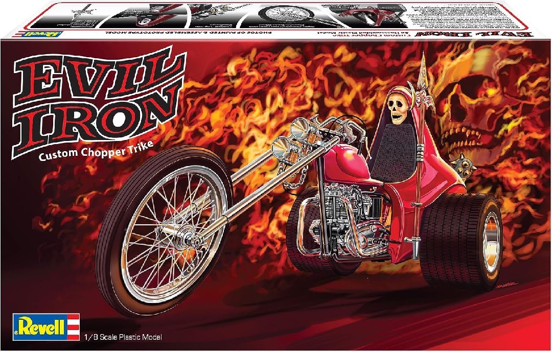 Evil Iron Custom Chopper Trike 1/8 Scale Show Bike Evil Iron Custom Chopper Trike 1/8 Scale Show Bike