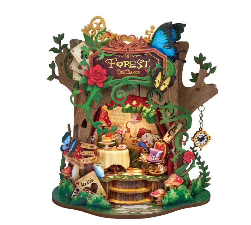 Rolife Forest Tea Party DIY Music Box 3D Wooden Puzzle Rolife Forest Tea Party DIY Music Box 3D Wooden Puzzle