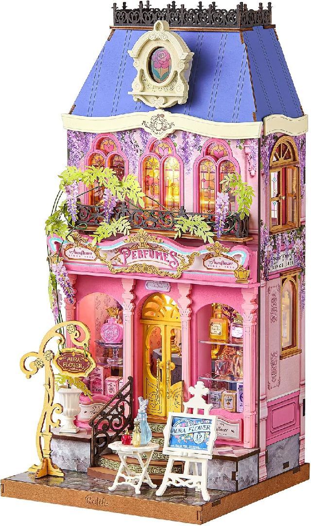 Rolife Floral Perfume Shop Miniature House Kit Rolife Floral Perfume Shop Miniature House Kit