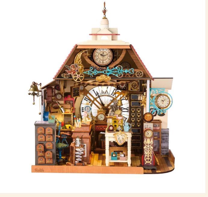 Rolife Clockwise Clocks DIY Miniature House Dec/26 Rolife Clockwise Clocks DIY Miniature House Dec/26