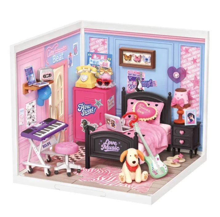 Rolife Bedroom Pop DIY Miniature House Dec/26 Rolife Bedroom Pop DIY Miniature House Dec/26