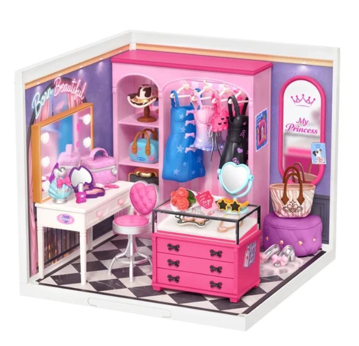 Rolife Baddie Closet DIY Miniature House Dec/26 Rolife Baddie Closet DIY Miniature House Dec/26