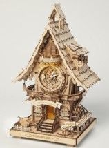 ROKR Cuckoo Clock Mechanical Gear 3D Wooden Puzzle