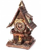 ROKR Cuckoo Clock Mechanical Gear 3D Wooden Puzzle Coloured