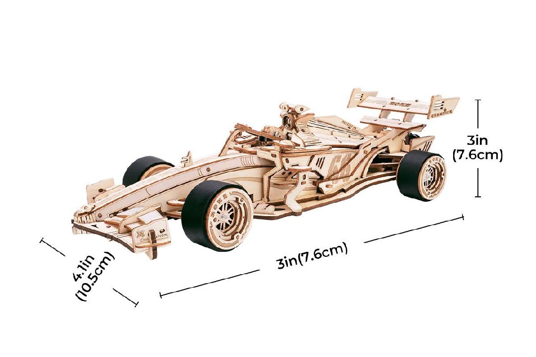 ROKR F1 Racing Car 3D Wooden Puzzle