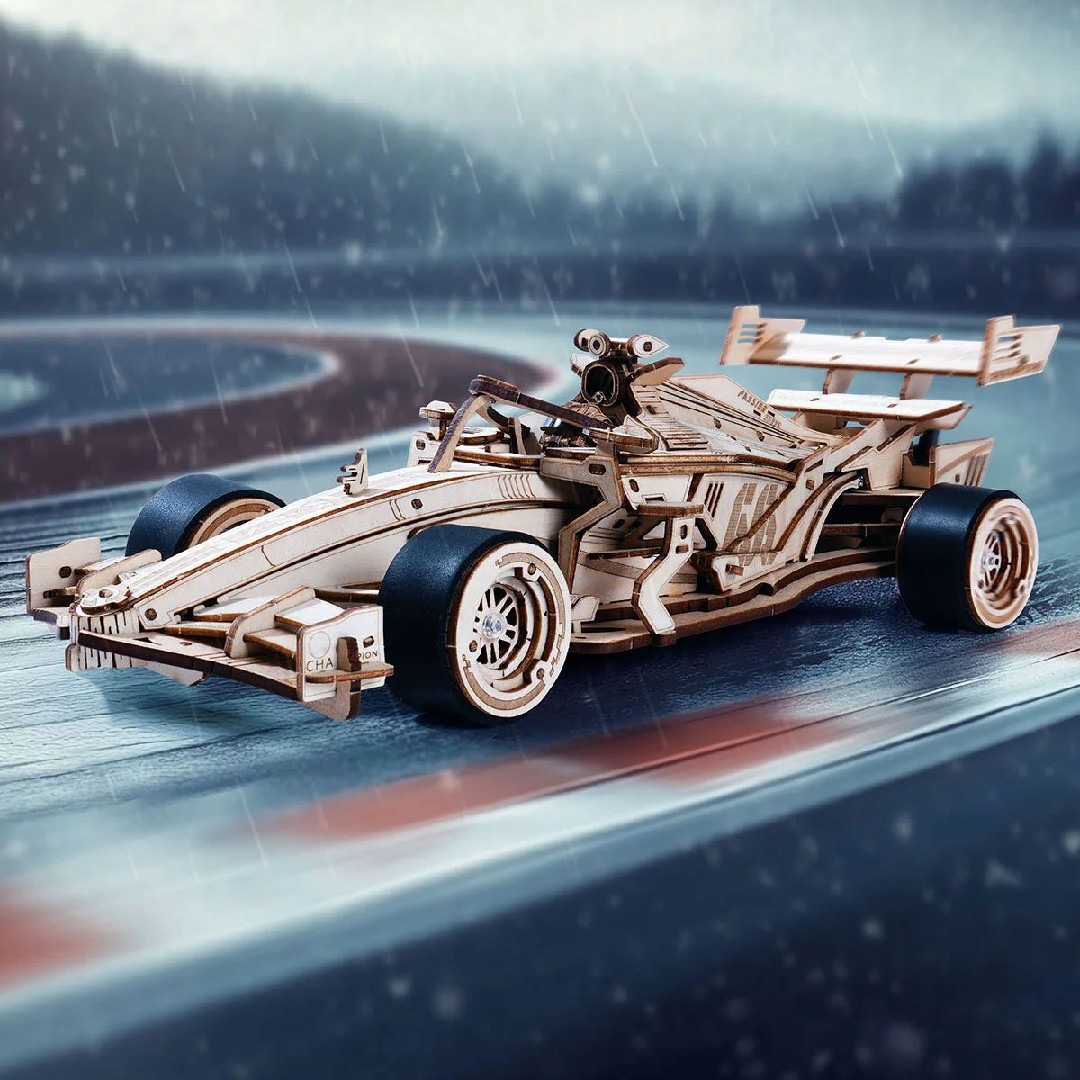 ROKR F1 Racing Car 3D Wooden Puzzle