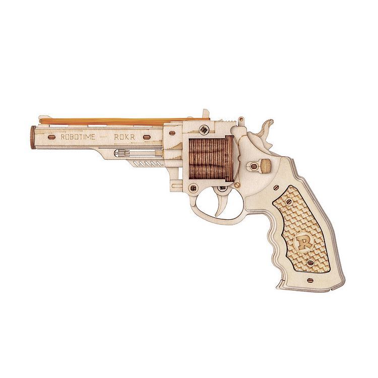 ROKR Corsac M60 Justice Guard Gun 3D Wooden Puzzle