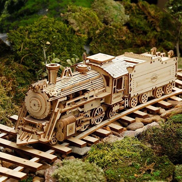 ROKR Prime Steam Express Train 3D Wooden Puzzle