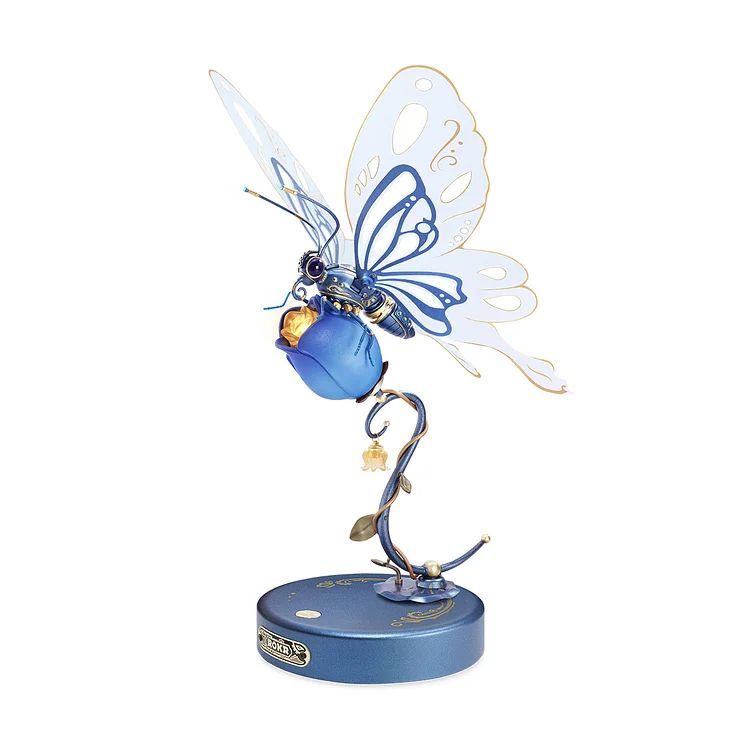 ROKR Butterfly (Blue) Model DIY 3D Puzzle Blue