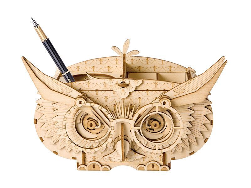 Rolife Owl Storage Box 3D Wooden Puzzle