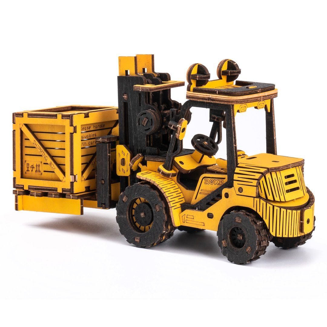 Robotime-ROKR Forklift 3D wooden puzzle