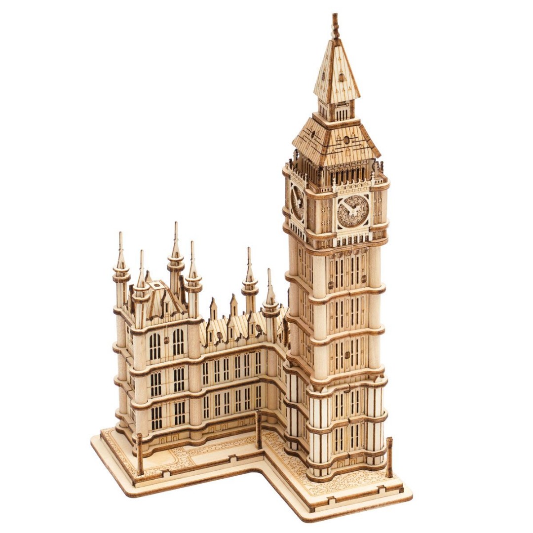 Classic 3D Wood Puzzles; Big Ben