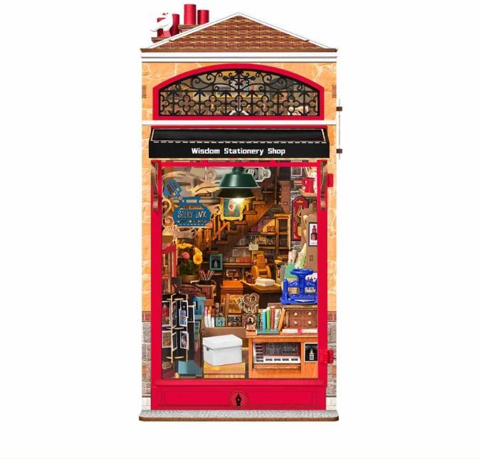 Rolife Wisdom Stationery Shop DIY Book Nook Dec/26 Rolife Wisdom Stationery Shop DIY Book Nook Dec/26